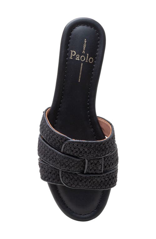 Linea Paolo Legacy Slide Sandal In Black