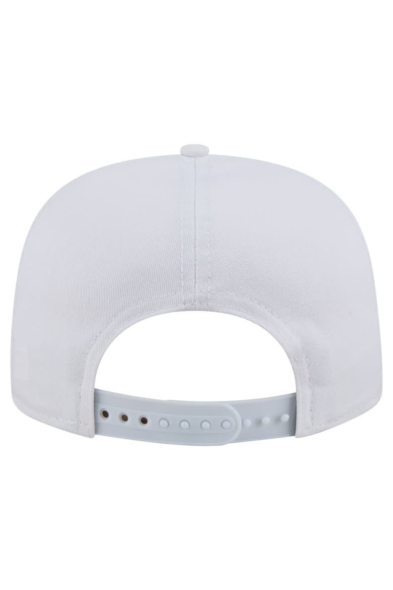 Men's New Era  White Houston Astros Collide Golfer Snapback Hat, Alternate, color, White