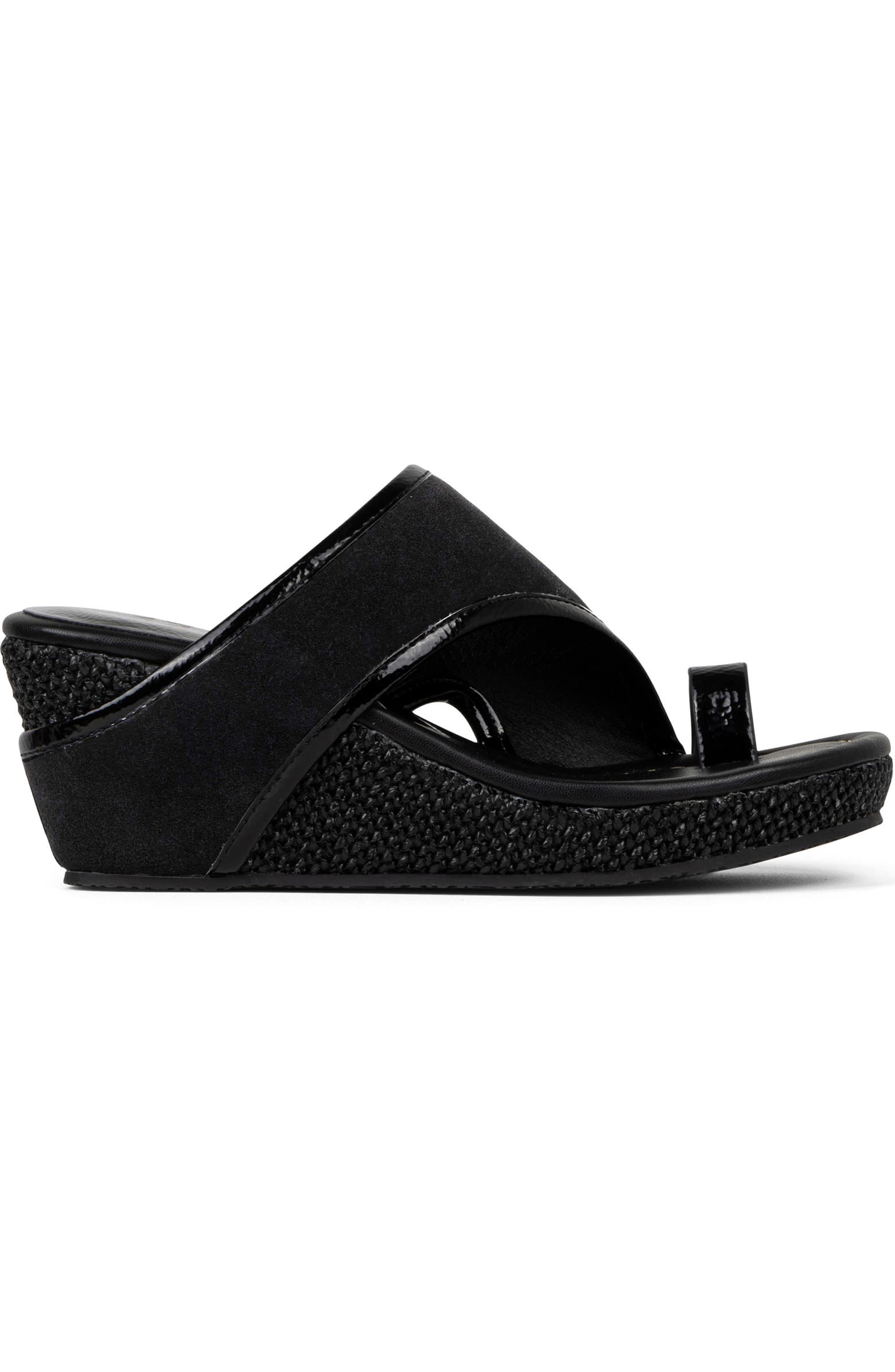 Donald Pliner Gyer Leather Wedge Sandal | Nordstromrack