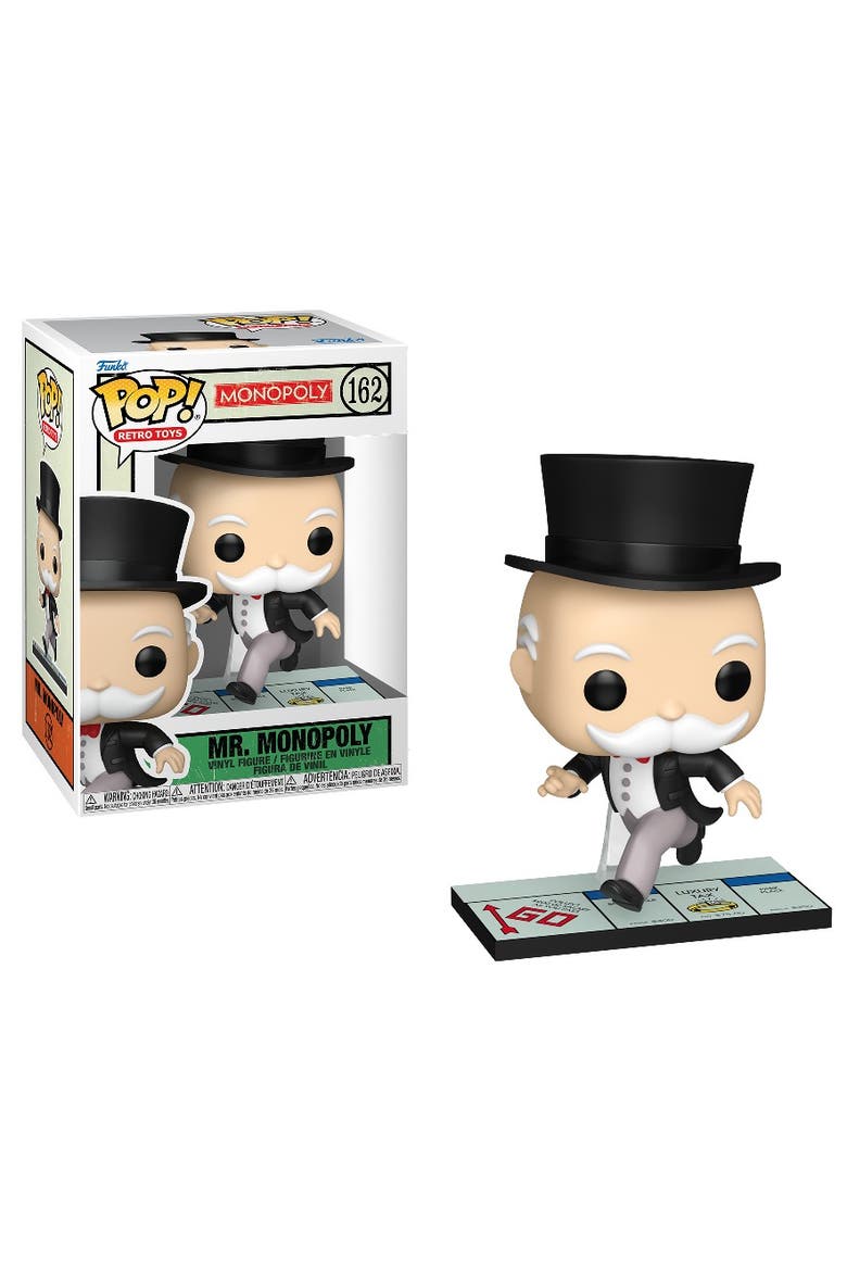 Mr. Monopoly (Pass Go) (Monopoly) Funko Pop! Retro Toys, Main, color, Multi-Color