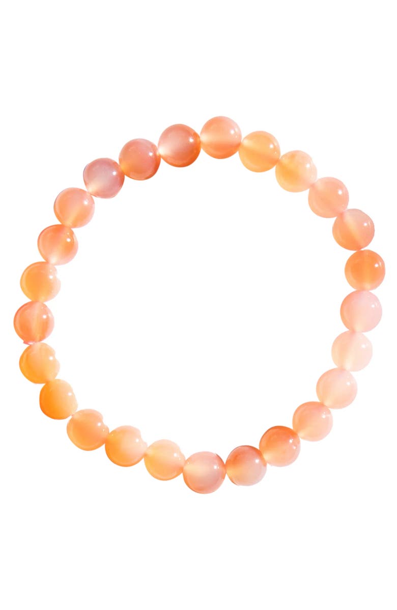 seree Rosalie Beaded jade stone bracelet, Main, color, 