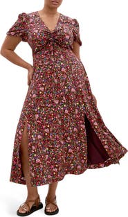 City Chic Aliya Floral Print Maxi Dress