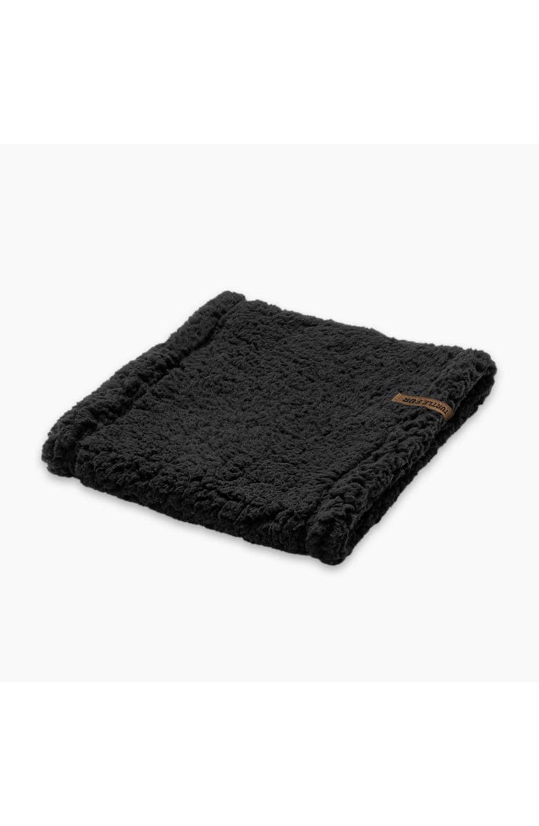 Turtle Fur High Pile Fleece Neck Warmer, Alternate, color, Black