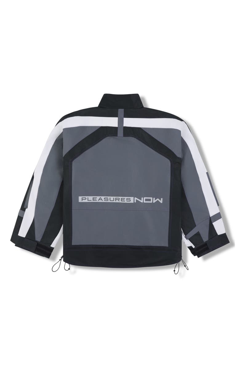 PLEASURES Tactical Moto Jacket, Alternate, color, Black