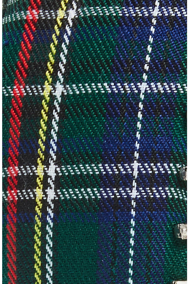 Crystal Plaid Knotted Headband, Alternate, color, HOLIDAY PLAID