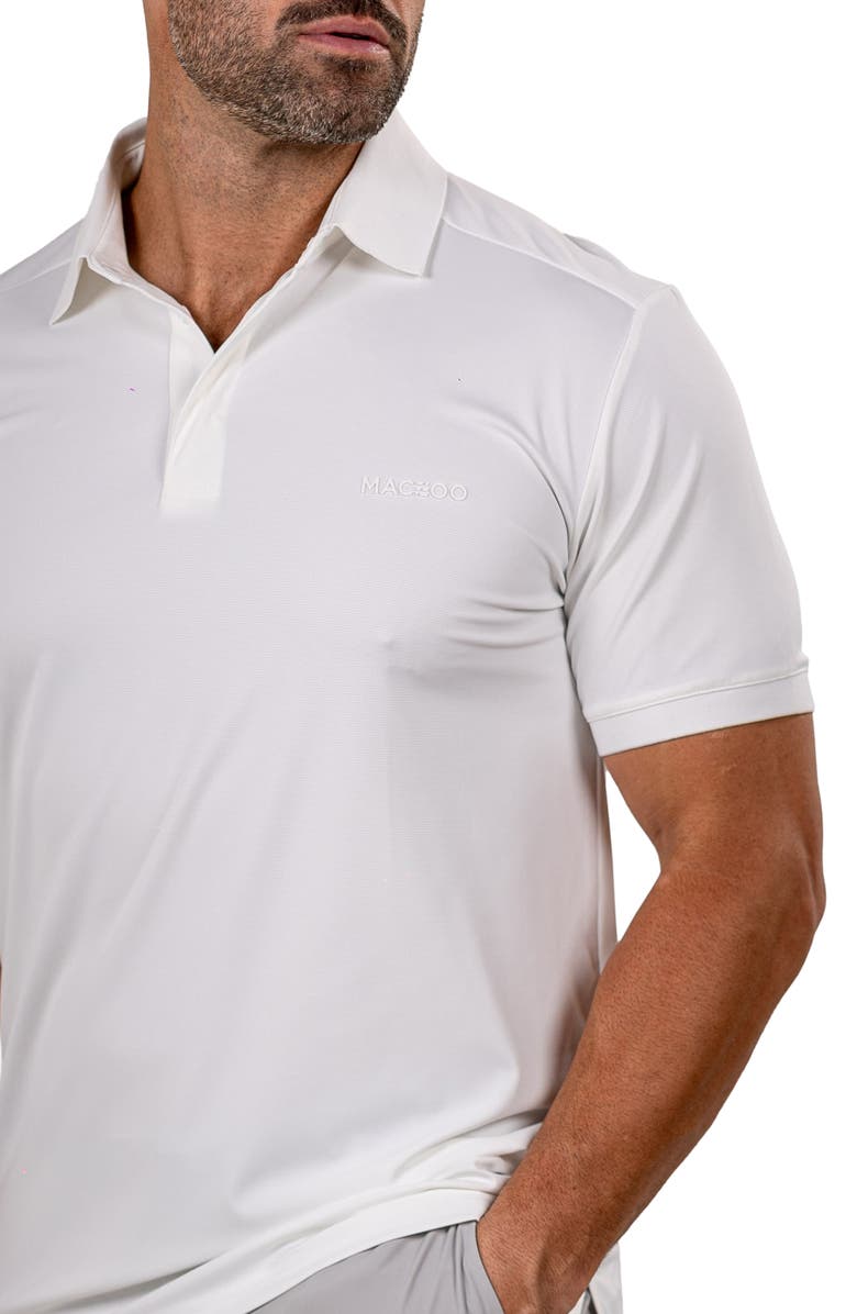 Maceoo Marthyr0019 White Golf Polo, Alternate, color, White