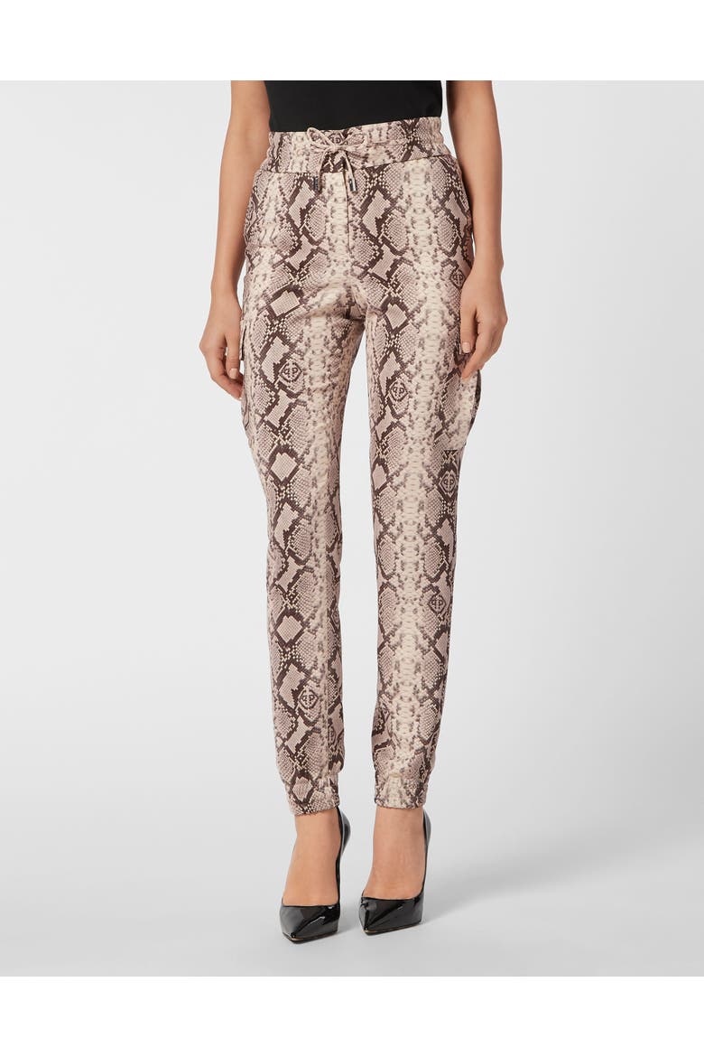 Trousers Cargo Fit Women, Main, color, beige