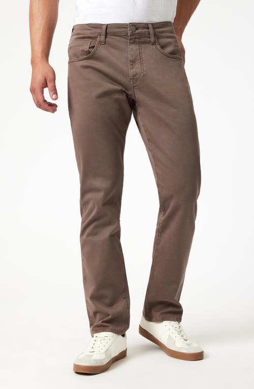 Mavi Jeans Matt Relaxed Straight Leg Twill Pants in Brown Casual Twill 