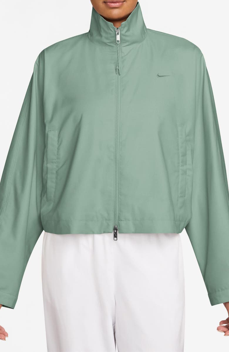 Nike Sportswear Woven Water Resistant Jacket, Main, color, Steam/ Heather