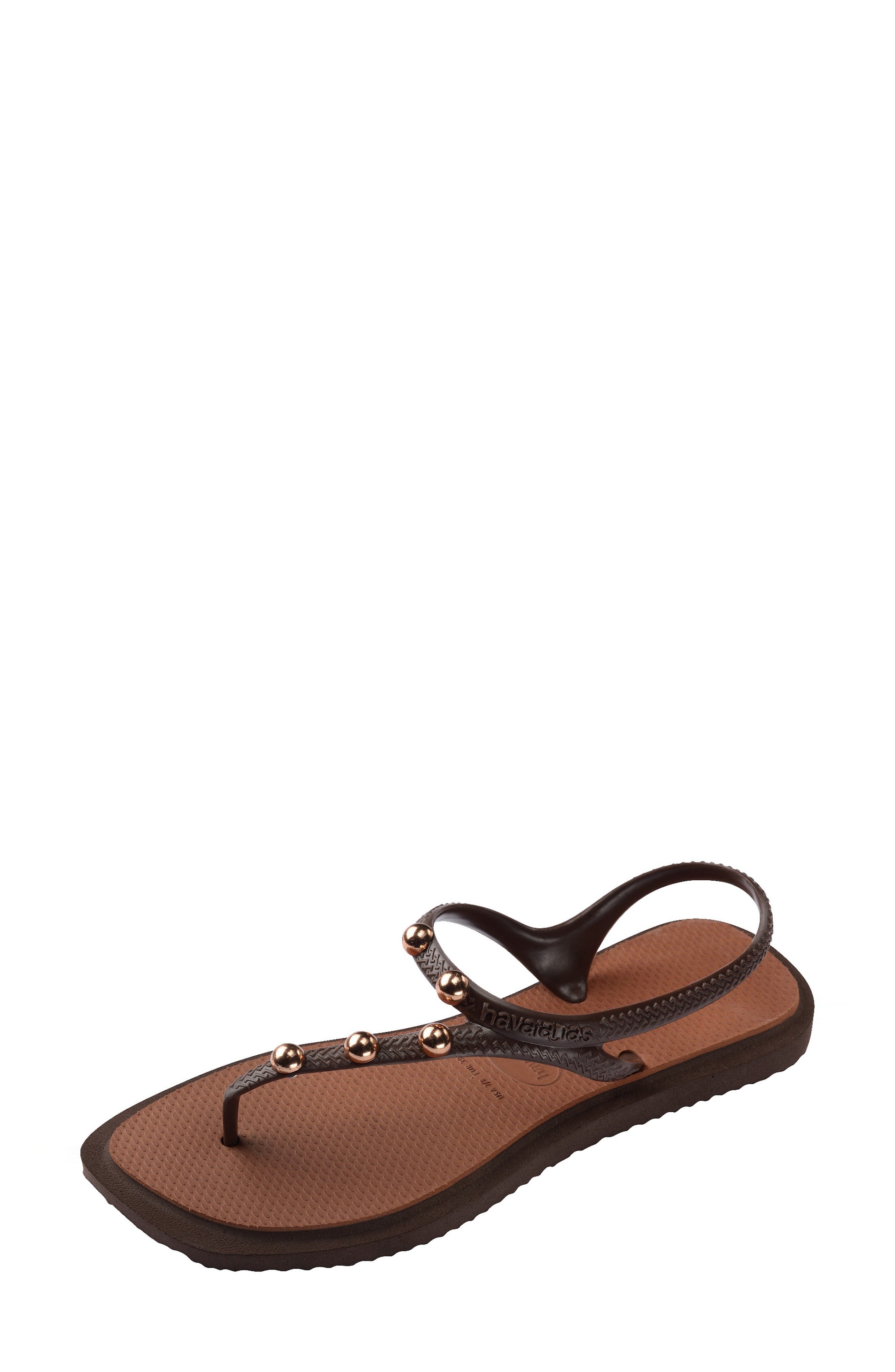 Havaianas Flash Fusion Sandal, Alternate, color, Coffee/ Rust