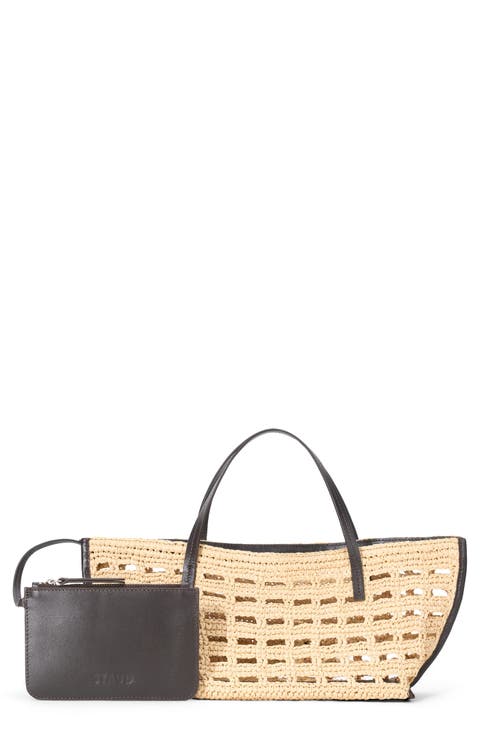 Mini Christos Raffia Tote