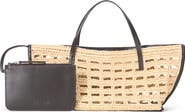 STAUD Mini Christos Raffia Tote