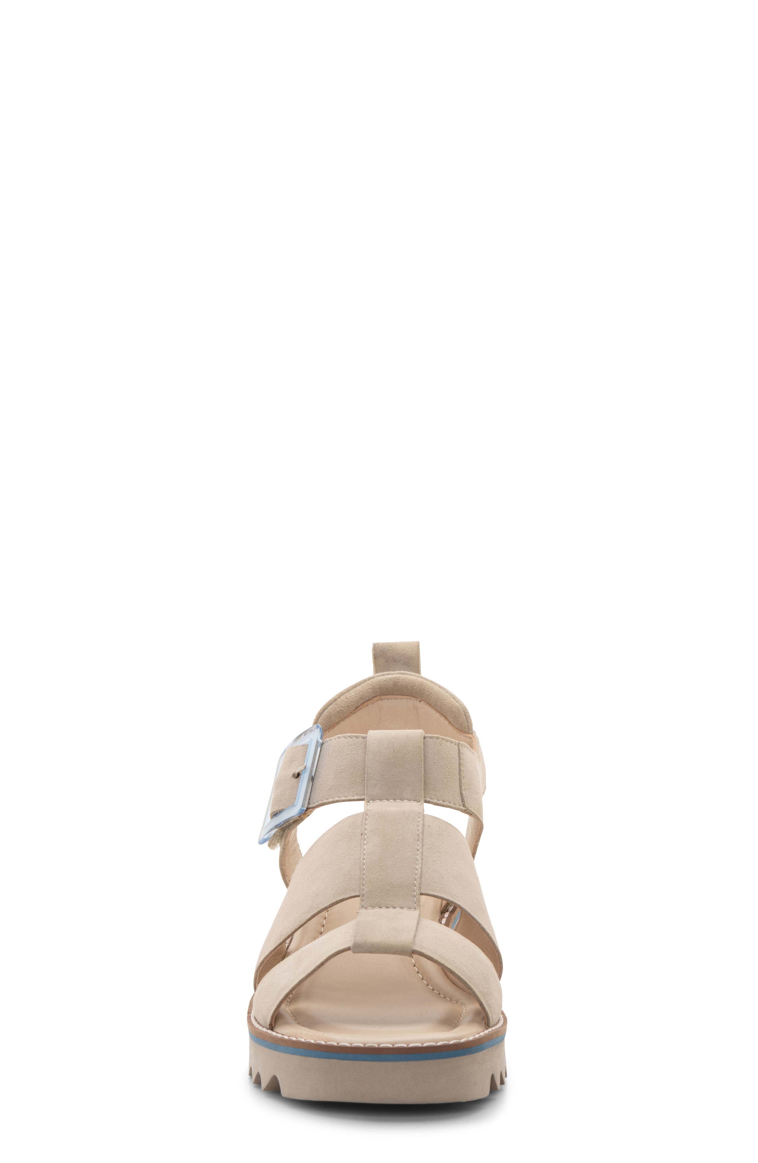 ara Palm Sandal, Alternate, color, Sand Kid Suede