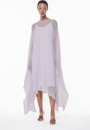 Leem Textured Open Knit Kaftan