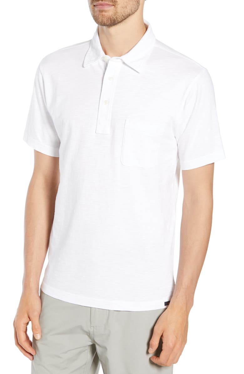 Faherty Sunwashed Regular Fit Polo, Main, color, 