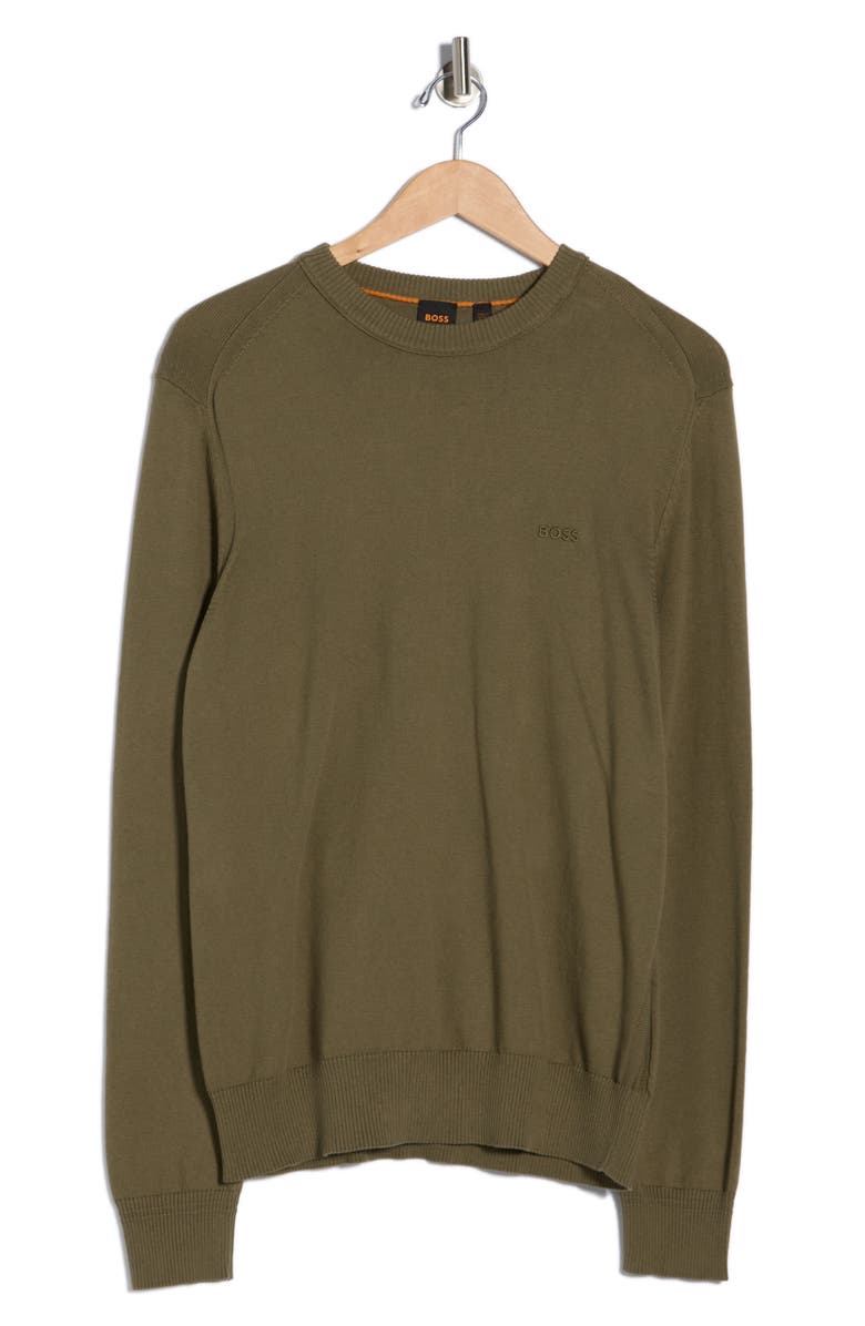 BOSS Asac Wool Blend Sweater, Alternate, color, Open Green