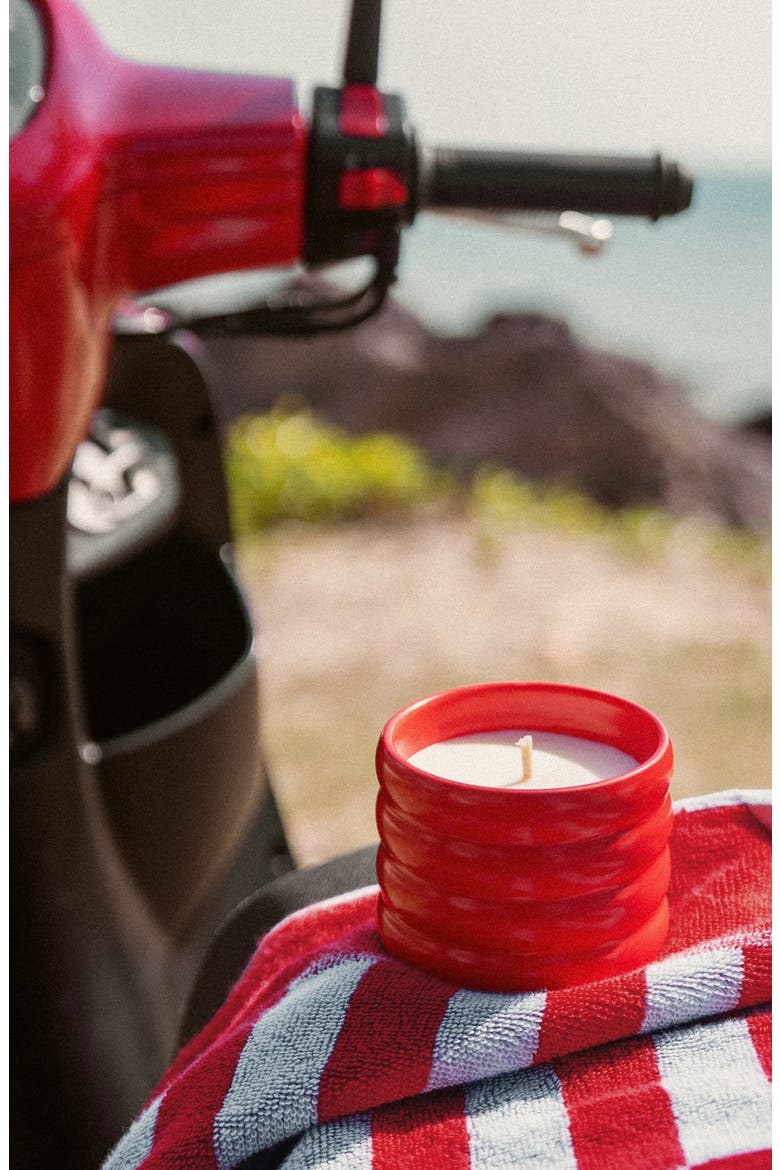 Ceramic Candle, Alternate, color, Spiced Rosa