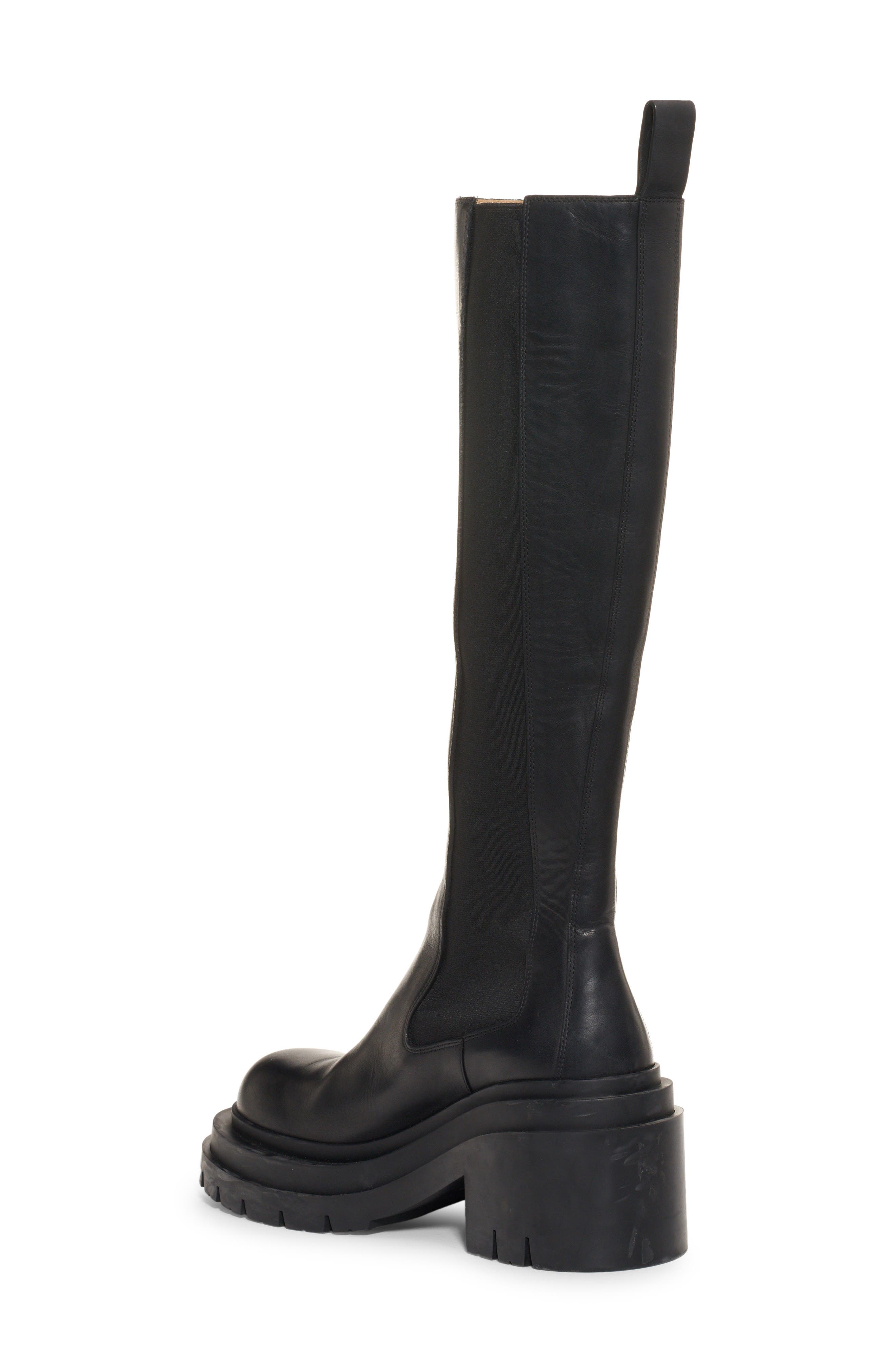 Bottega Veneta Platform Knee High Boot, Alternate, color, 