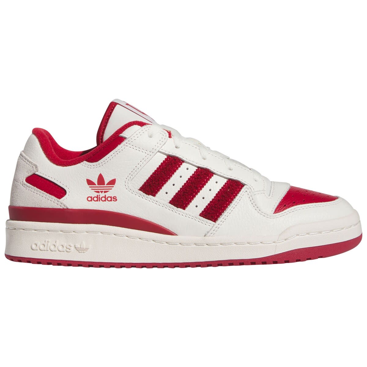 adidas Unisex adidas  White Indiana Hoosiers Forum Low Basketball Shoes, Alternate, color, 