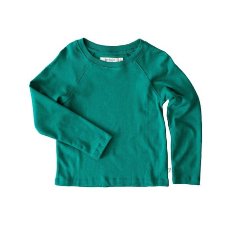 Kids' Frankie Long-Sleeve Cotton Raglan T-Shirt