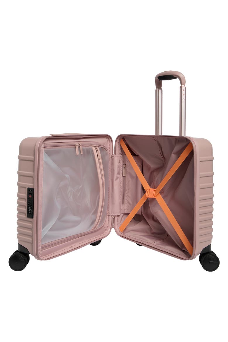 The Mini Roller 18-Inch Hardside Spinner Suitcase, Alternate, color, ATLAS PINK