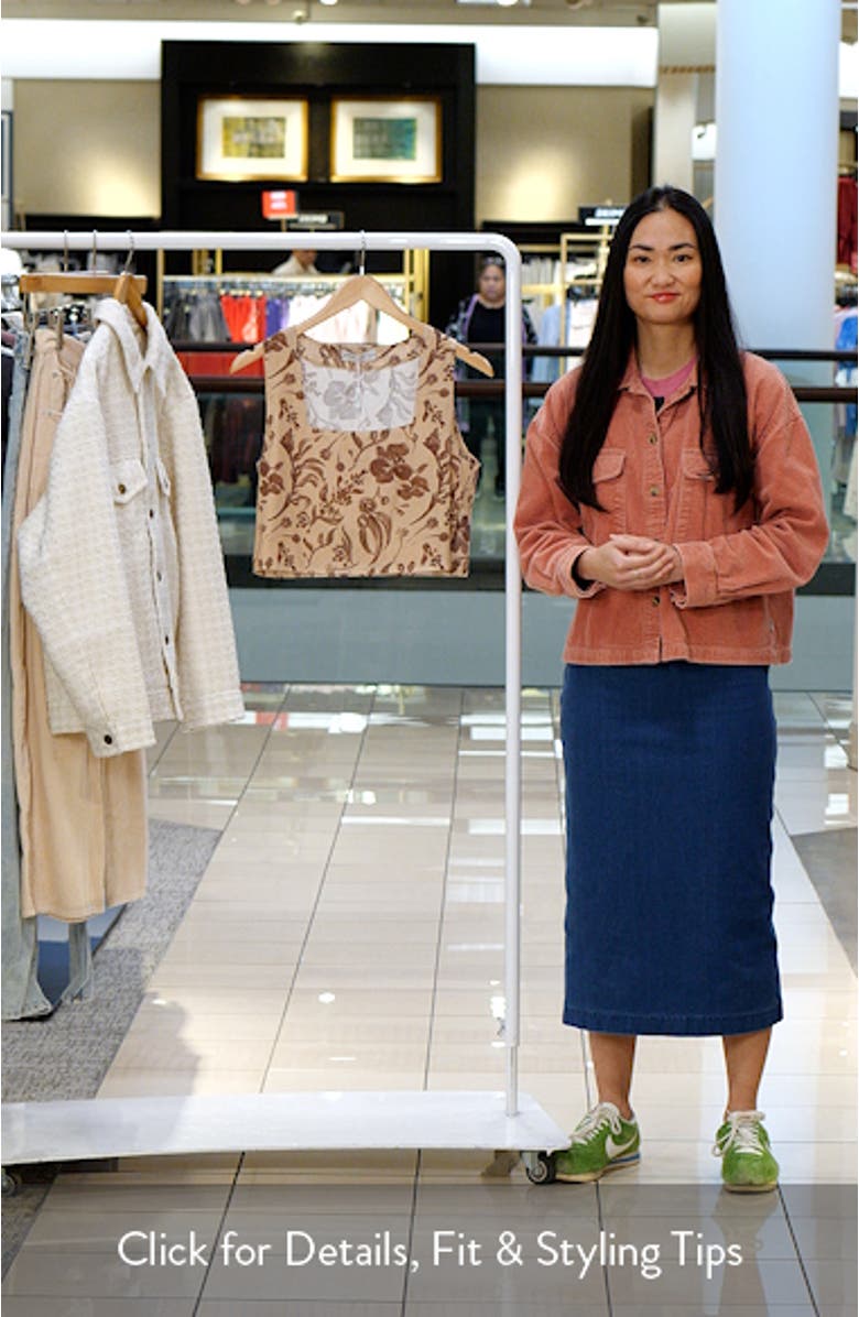 Irina Cotton & Linen Crop Tank, sales video thumbnail