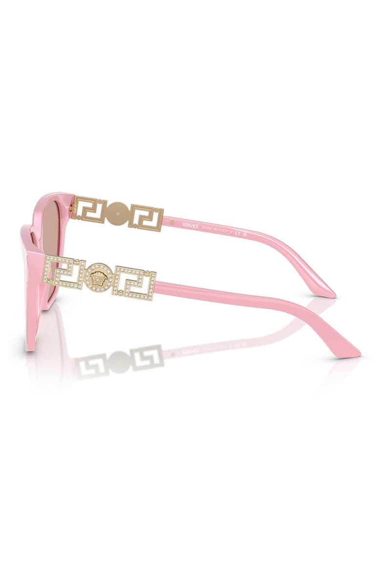 56mm Butterfly Sunglasses, Alternate, color, PINK GRADIENT