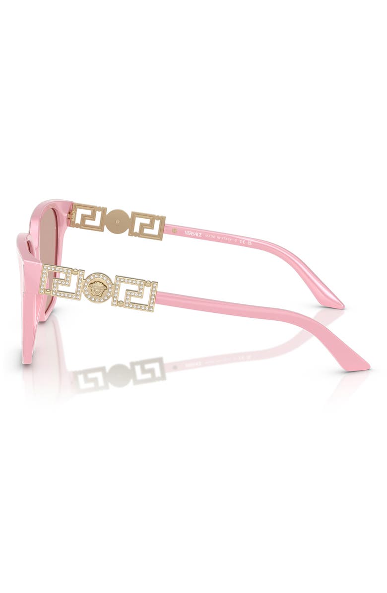 Versace 56mm Butterfly Sunglasses, Alternate, color, Pink Gradient