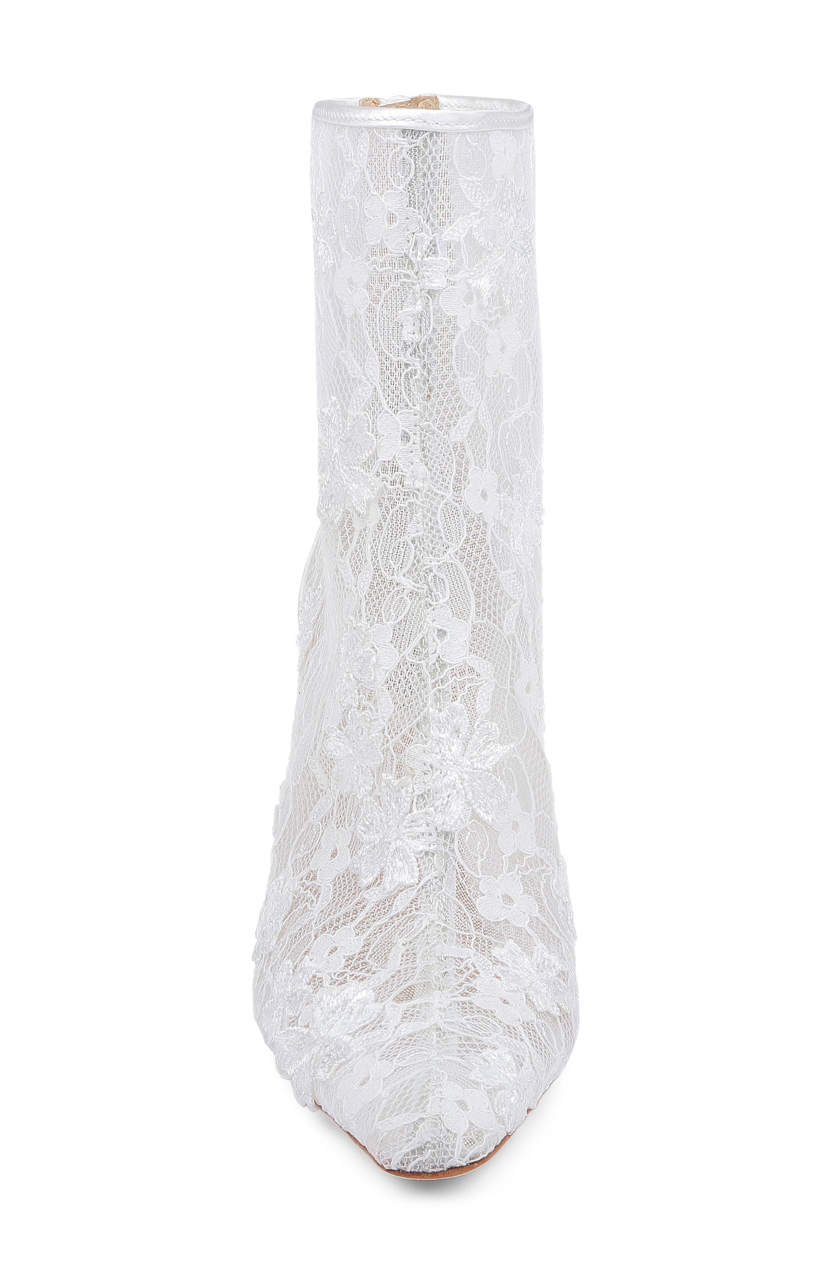 Raya Sequin Bootie, Alternate, color, WHITE LACE