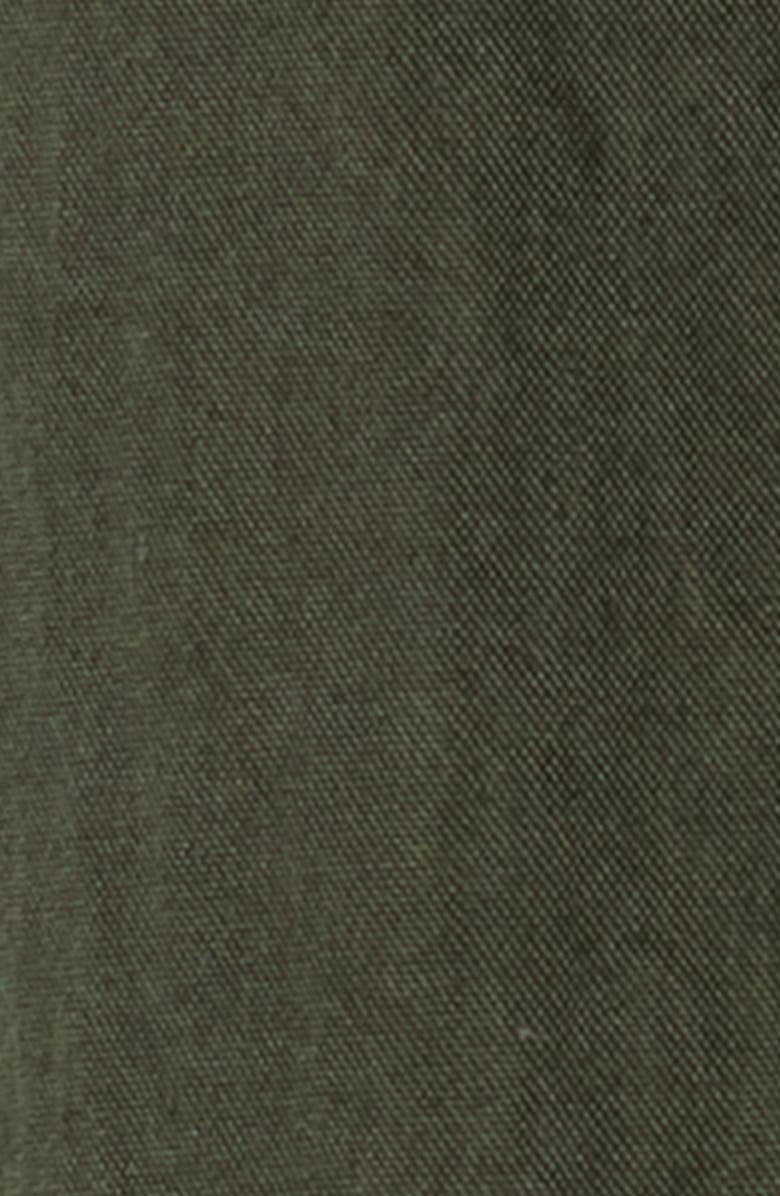 Bernardo Longline Belted Raincoat, Alternate, color, Olive