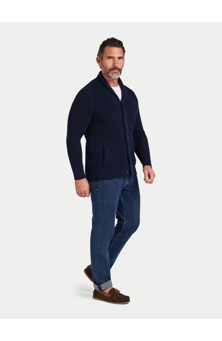 Raging Bull Button Up Shawl Cardigan, Alternate, color, Navy