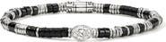 John Hardy JH Lovestruck™ Heishi Bracelet, Sterling Silver, Hardstones, Lab-Grown Diamond, 1.0TCW