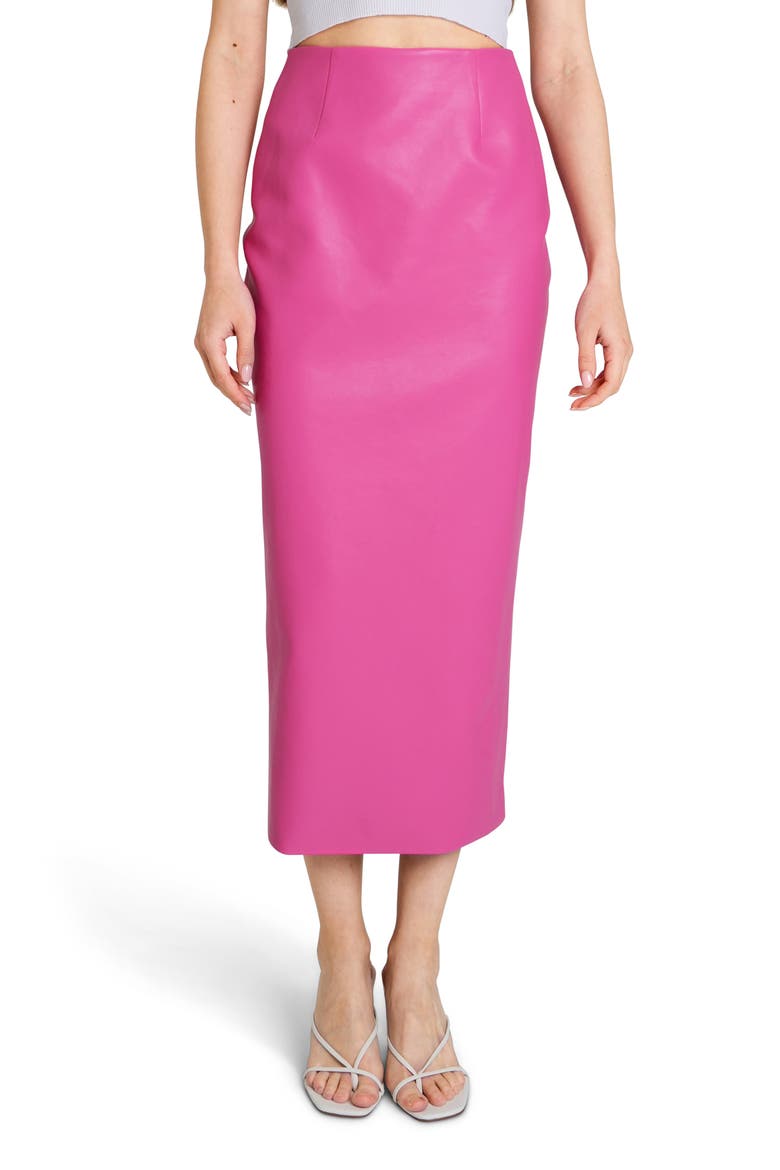 Annie Midi Skirt, Main, color, MAGENTA