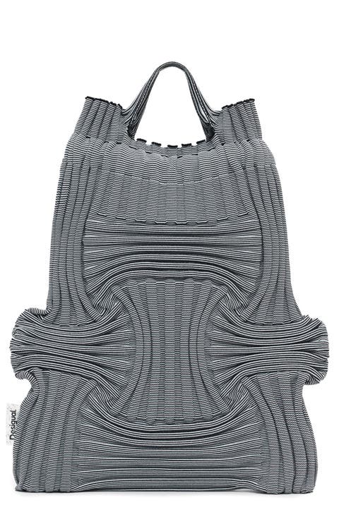 Medium Textured Stretch Knit Backpack