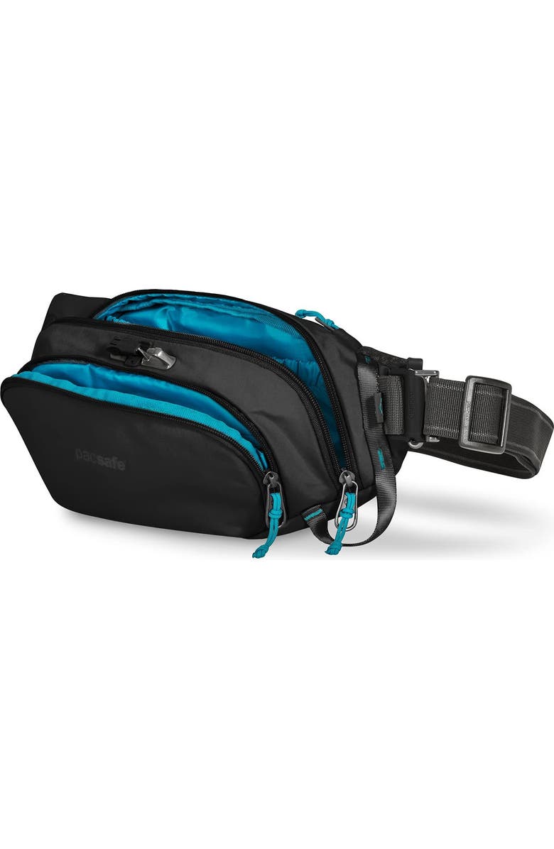 PACSAFE Eco Anti Theft Waist Pack, Alternate, color, Econyl Black
