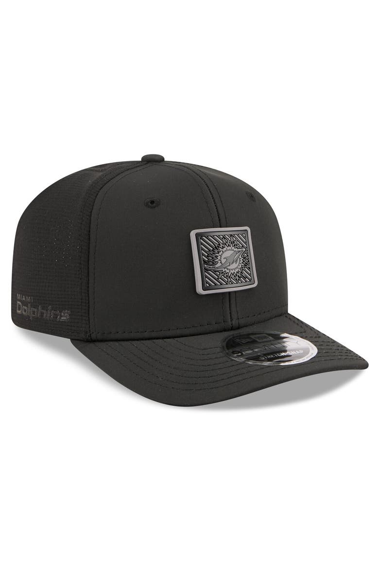 Men's New Era  Black Miami Dolphins 2026 NFL Training Camp 9SEVENTY Adjustable Hat, Main, color, Black