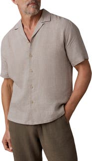 Faherty Laguna Linen Camp Shirt