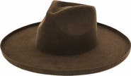 Two Roads Hat Co. Five Points Wide Brim Fedora Hat