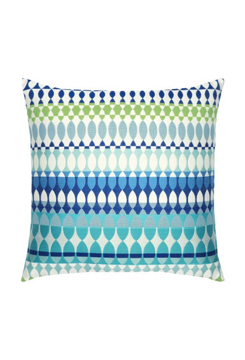 Elaine Smith Modern Oval Indoor & Outdoor Woven Accent Pillow