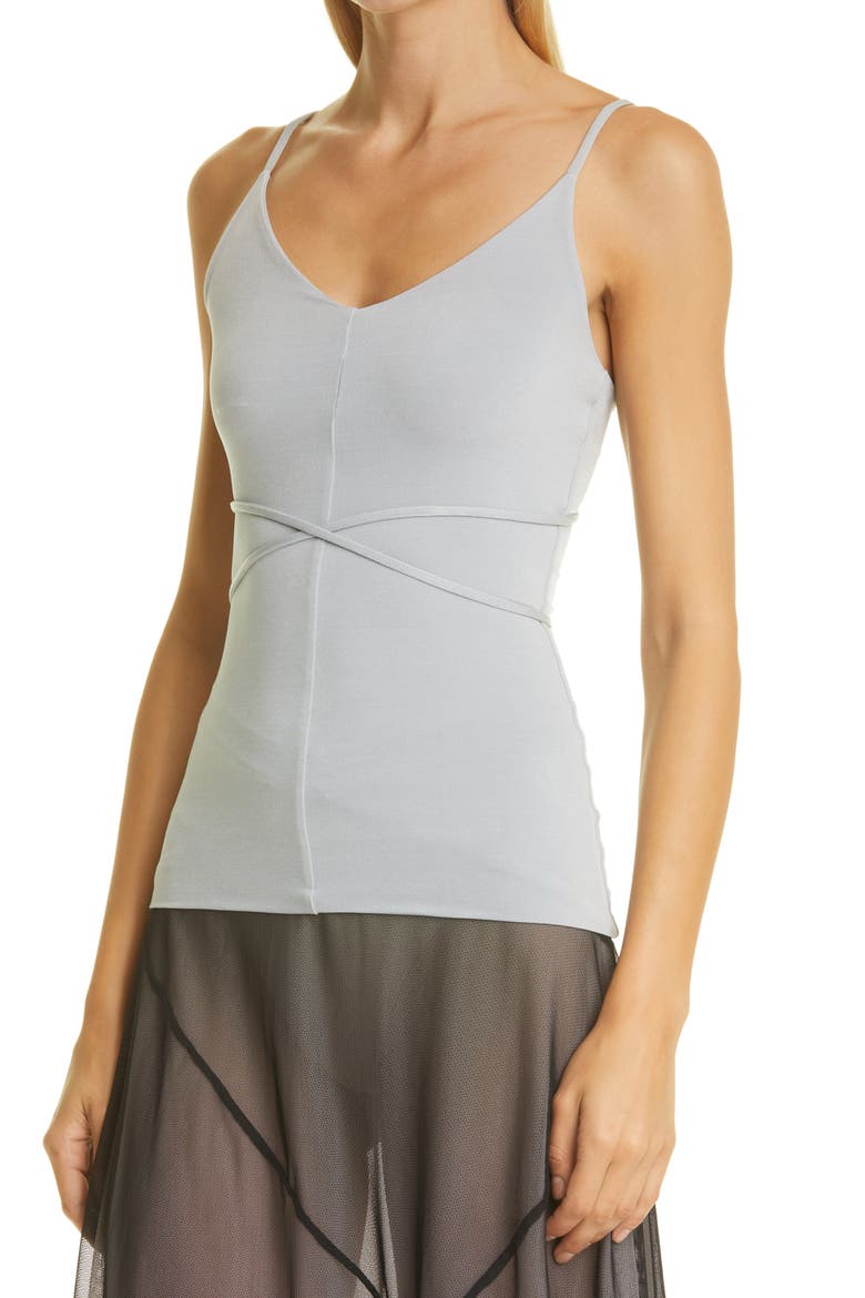 Tank & Wrap Bolero Set, Alternate, color, ALUMINIUM
