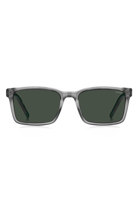 55mm Rectangular Sunglasses