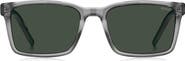 HUGO 55mm Rectangular Sunglasses