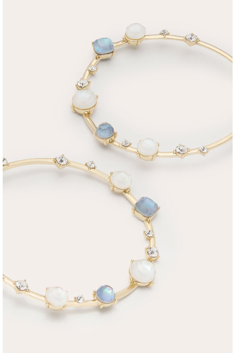 Lila Hoop Earrings, Alternate, color, MOTHER OF PEARL