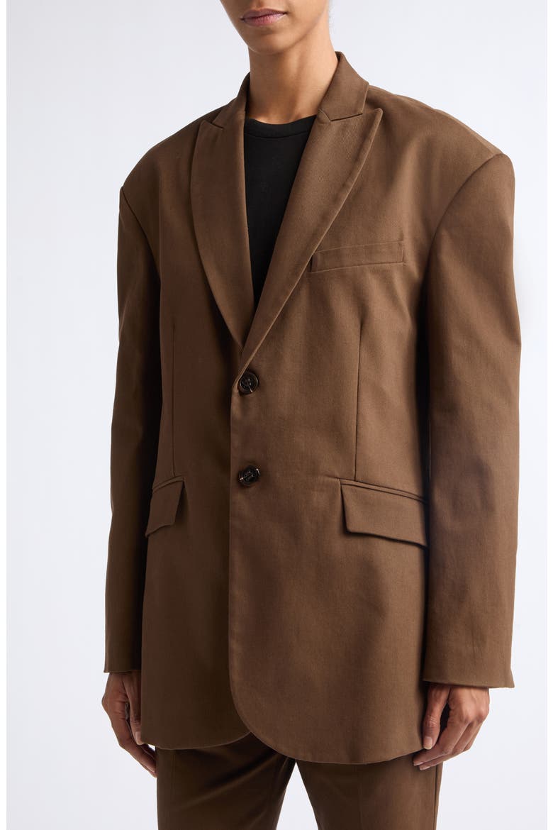 The Oversized Blazer, Alternate, color, BROWN
