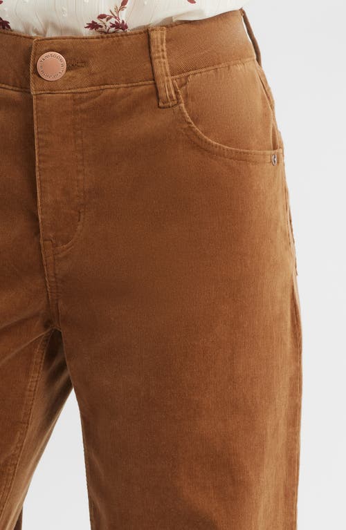 Wit & Wisdom Sam High Waist Wide Leg Jeans In Brown