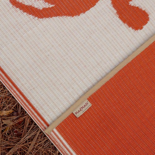 Mad Mats Double Crab Orange & Cream In Multi