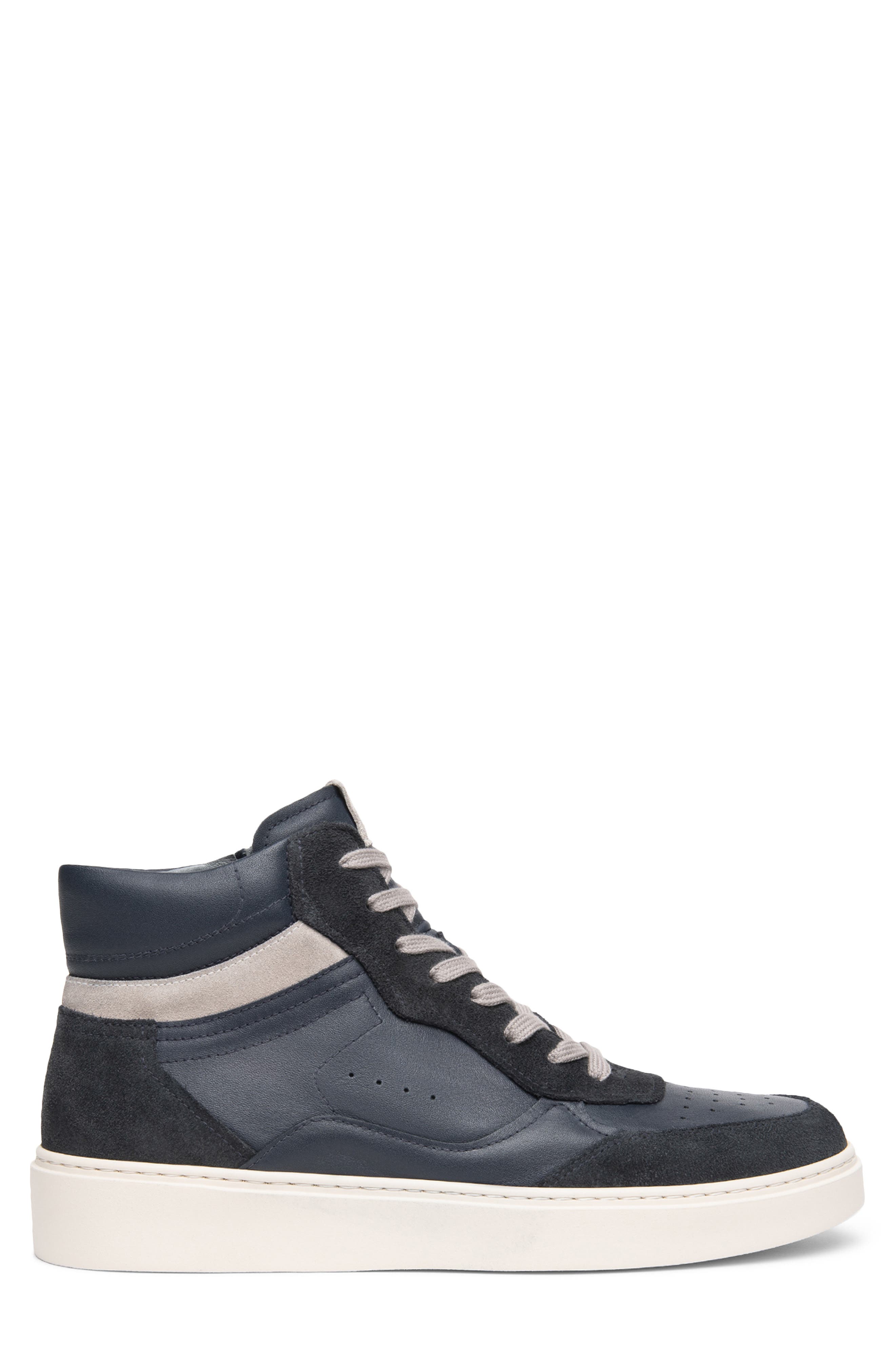 High Top Retro Sneaker, Alternate, color, NAVY