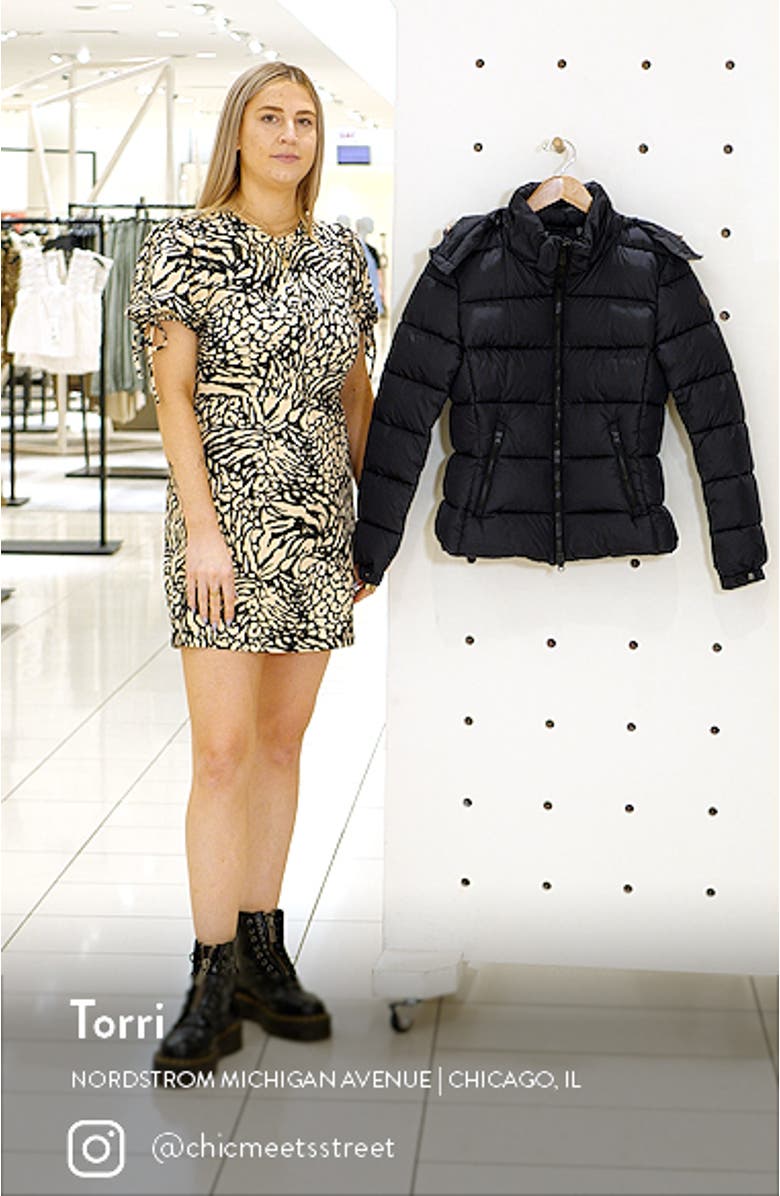 Tess Hooded Water Repellent Puffer Jacket, sales video thumbnail