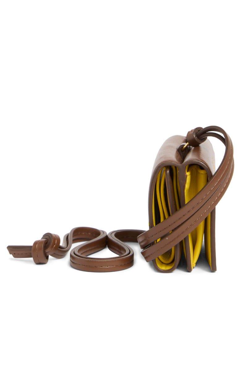 Stella McCartney Lanyard Strap Logo Card Wallet, Alternate, color, 