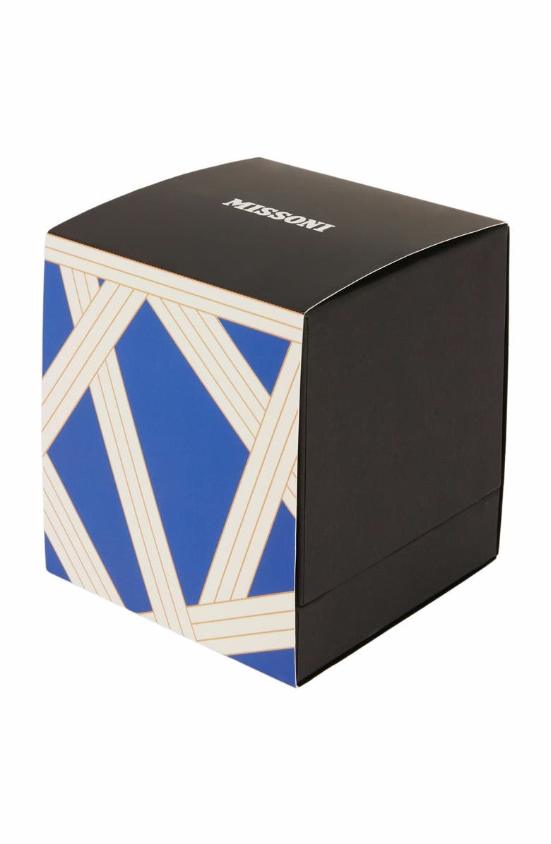 Missoni Home Nastri Scented Candle, Alternate, color, White & Blue